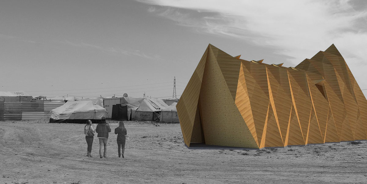 Public space for refugees: community facilities in the context of permanent temporariness